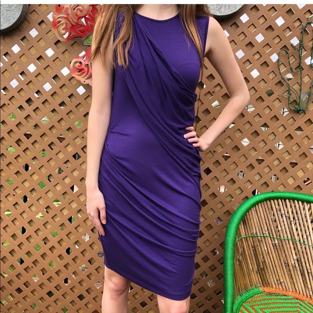 Bar III Ruched Dress small